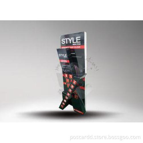 X Fashion Wig Cardboard Advertising Displays / Costume Wig